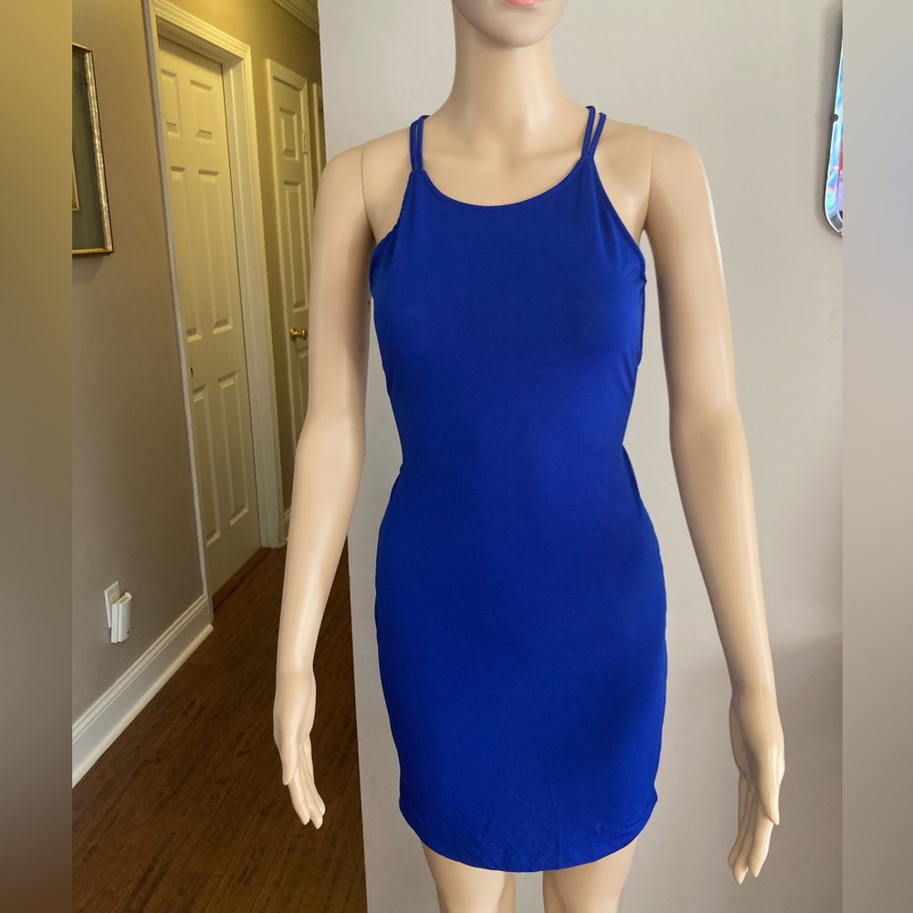 Sexy Royal Blue Shein Dress, Size M